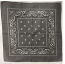 Assorted Bandana Paisley Head Wrap In Various Colors 100% Cotton 22"X22"