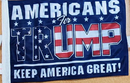 Trump Car Flags: Trump 2020, Trump Nation, Trump MAGA (red & blue); double sided Rough Tex Knit ®