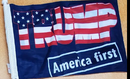 Trump Car Flags: Trump 2020, Trump Nation, Trump MAGA (red & blue); double sided Rough Tex Knit ®