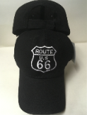 Route 66 Cotton Black  - Cap Rt 66