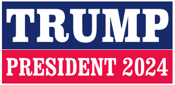 Trump President 2024 Bumper Sticker