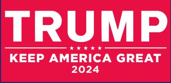 Trump 2024 Keep America Great KAG Red Bumper Sticker