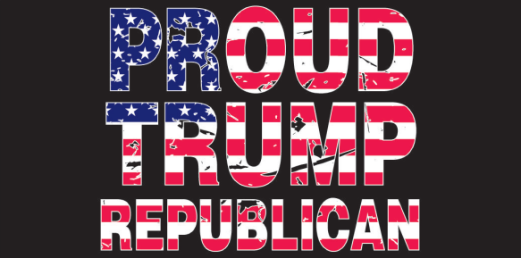 Proud Trump Republican Bumper Sticker