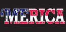 Merica - Bumper Sticker American Americas Back