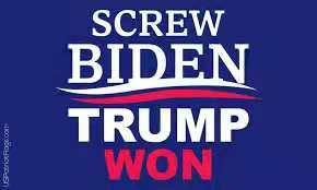 Screw Biden Trump Won 3'X5' Flag ROUGH TEX® 68D Nylon