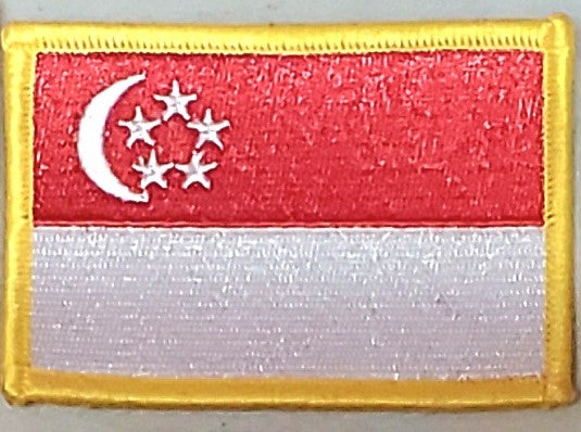 Singapore Embroidered Patch