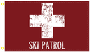 Ski Patrol 3'X5' Flag ROUGH TEX® 100D Swiss Alps