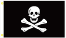 Skull N Bones Pirate 3'X5' Flag ROUGH TEX® 100D