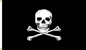 Skull N Bones 3'X5' Flag ROUGH TEX® 100D Pirate Jolly Roger