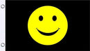 Smile Black 3'X5' Flag ROUGH TEX® 100D