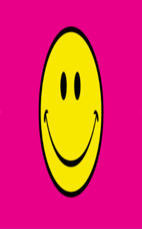 Smiley Pink 3'x5' Flag ROUGH TEX® 68D Nylon