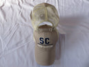 South Carolina Khaki Mesh Back Cap SC