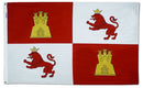Spain Lions and Castles 3'X5' Embroidered Flag ROUGH TEX® 600D