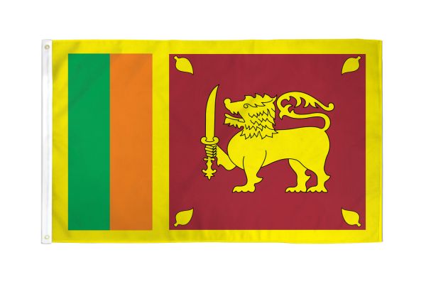 Sri Lanka 3'X5' Country Flag ROUGH TEX® 68D Nylon