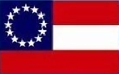 Stars and Bars 13 Stars 3'x5' Embroidered Flag ROUGH TEX® 600D Oxford Nylon