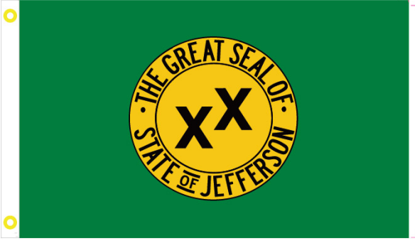 State of Jefferson Seal 3'X5' Flag Rough Tex® 100D