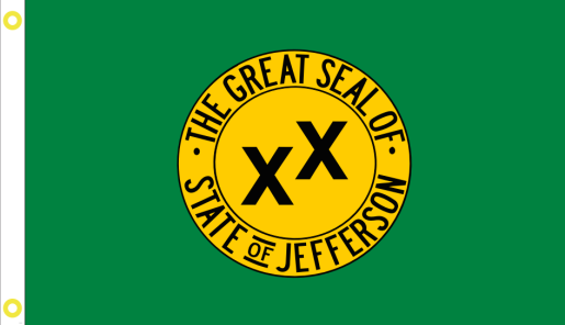 State of Jefferson 3'x5' Flag ROUGH TEX® 68D Nylon