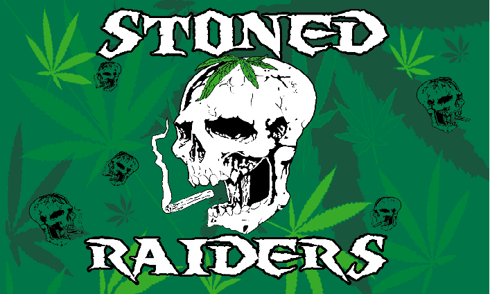 Stoned Raiders 3'X5' Flag ROUGH TEX® 68D