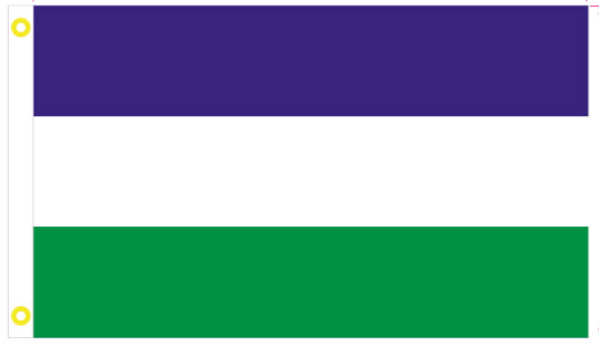 Suffragette UK 3'X5' Flag ROUGH TEX® 100D