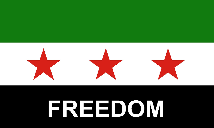 Syria Freedom 3'X5' Flag ROUGH TEX® 68D