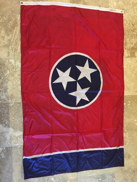 TENNESSEE 3'X5' EMBROIDERED 210D TN STATE FLAG