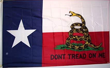 Texas Gadsden 3'x5' flag 100D
