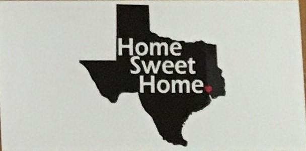 Home Sweet Home Bumper Sticker Decal