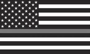 THIN GREY LINE USA FLAG 100D FLAGS BY THE DOZEN WHOLESALE PER DESIGN!
