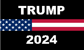 TRUMP 2024 USA - Black Background 3x5 68D Trump AMERICAN