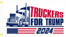 Truckers For Trump  2024 3'X5' Flag Rough Tex® 68D Nylon