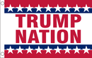 Trump Nation 12''x18'' Nylon Stick Flags Rough Tex ®68D