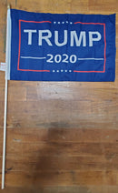 Assorted Trump Design 12''X18'' Stick Flags Starter Pack