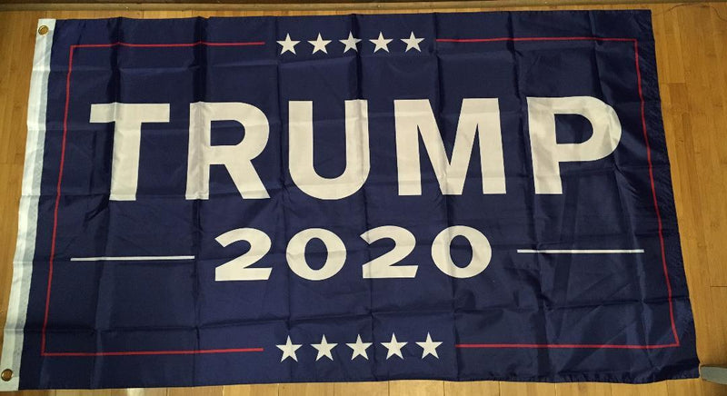 Trump 2020 Double Sided Flag - 12''X18'' Knit