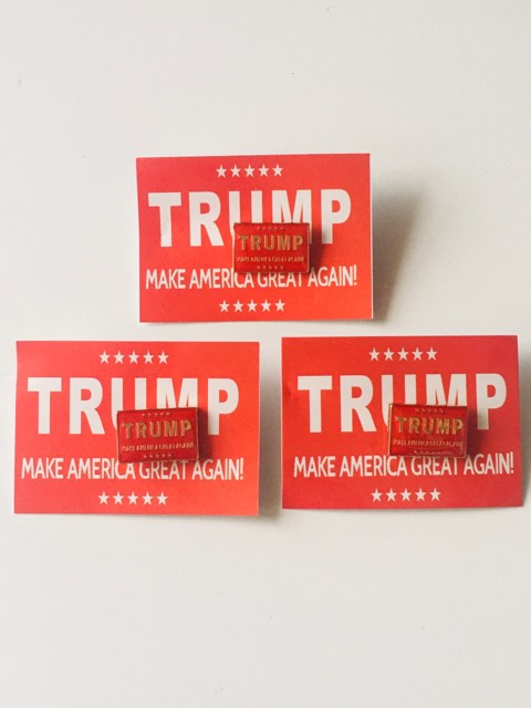 Trump Make America Great (M A G A) Red Lapel Pin