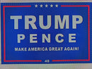 TRUMP PENCE Campaign Flag 12x18 Inches Boat Flags 100D Rough Tex ®DOUBLE SIDED