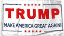 Trump V MAGA White 3'x5' 68D Flag Rough Tex ® FJB MAKE AMERICA GREAT AGAIN double sided