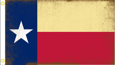 Texas Vintage 3'X5' Flag ROUGH TEX® 100D
