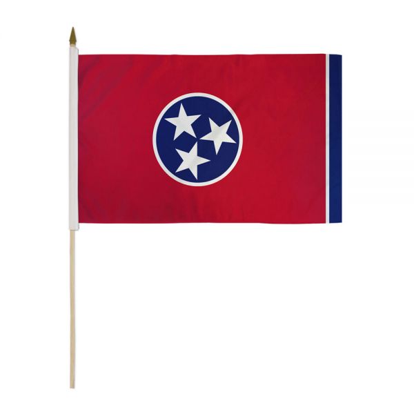 Tennessee Stick Flags - 12''x18'' Rough Tex ®68D