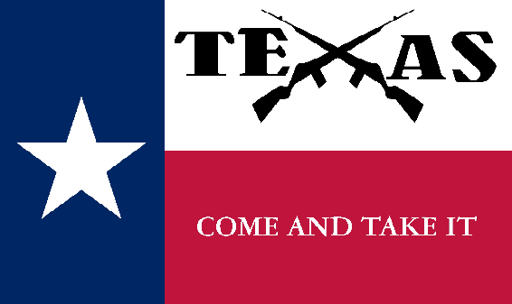 Texas Come And Take It 3'x5' Nylon Flag ROUGH TEX® 68D