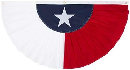Texas Fan 3'X5' Flag ROUGH TEX® 100D