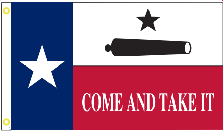 Texas Come and Take It 3'X5' Flag ROUGH TEX® 100D