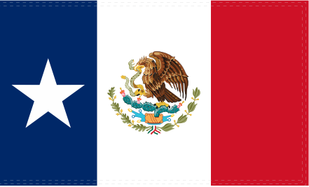 Texas Mexico 3'X5' Flag ROUGH TEX® 100D