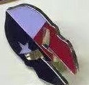 Texas Molon Labe Helmet Lapel Pin
