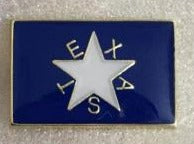 Texas Republic Rectangle Lapel Pin