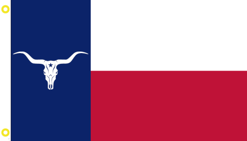Texas Longhorn 3'X5' Flag ROUGH TEX® 100D