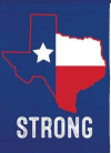 Texas Strong 12"x18" Garden Double Flag ROUGH TEX® 100D