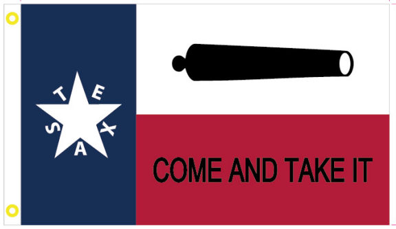 Texas Zavala Gonzales Come and Take It 3'X5' Flag ROUGH TEX® 100D