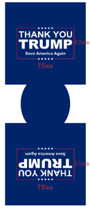 Twelve Pack of Thank You Trump koozie Save America Again Can Holders