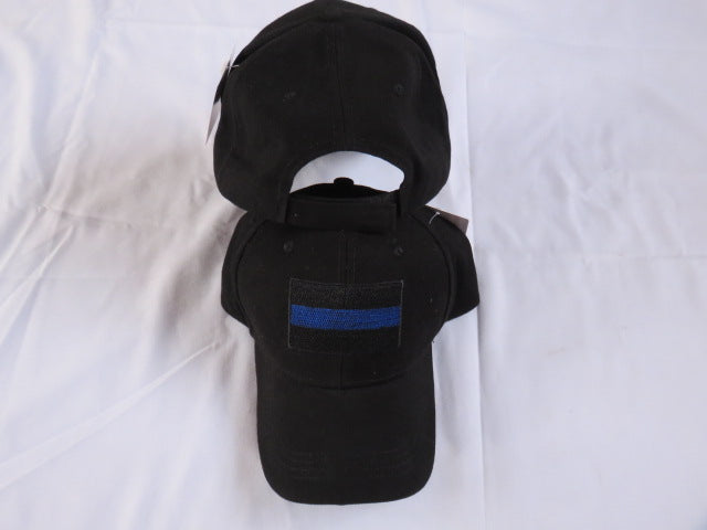 Police Thin Blue Line Black Cap
