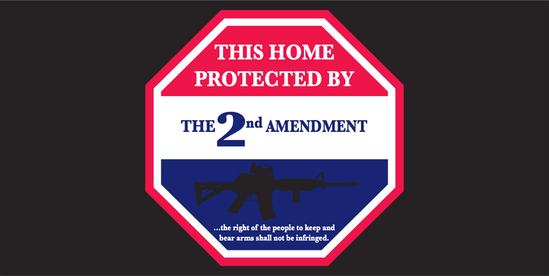 This Home Is Protected By The 2nd Amendment Bumper Sticker